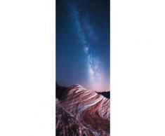 Komar Vlies Fototapete Fire wave 100/250 cm, blau, blau