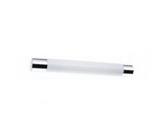 Paulmann Spiegelleuchte LED Orgon 7,5W 440 mm Chrom/Weiß mit Steckdose, 1 St., Warmweiß silberfarben LED-Lampen LED-Leuchten SOFORT LIEFERBARE Lampen Leuchten