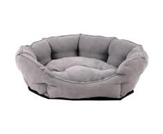 SILVIO design Tierbett George M, BxLxH: 46x56x19 cm, hellgrau grau Hundebetten -decken Hund Tierbedarf