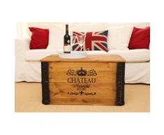 Uncle Joe´s Truhentisch „Chateau“ braun Truhen-Couchtische Couchtische Tische Tisch