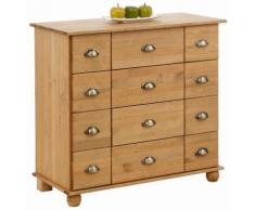 Home affaire Kommode Anoushka, wahlweise mit 5, 10, 12 oder 15 Schubladen braun Schubladenkommoden Kommoden Sideboards