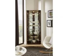 Eckvitrine Trio braun Eckvitrinen Vitrinen Schränke