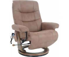 Alpha Techno Relaxsessel AT 2127, High End 6-Punkt Schwingungsfrequenz Massage braun Sessel