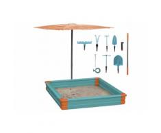 Knorrtoys Sandkasten "Gardena" (Set), blau, türkis