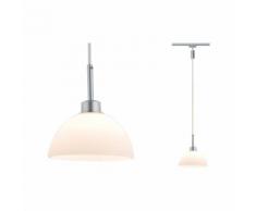 Paulmann Schienensystem-Leuchten URail Pendel Sarrasani Chrom matt/Opal ohne Leuchtmittel max. 10W GU10, (1tlg.) silberfarben Schienensysteme und Seilsysteme Deckenleuchten Lampen Leuchten Stromschienensysteme