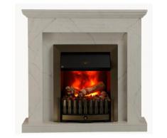 Albero Elektrokamin Boston, weiß, Neutral, weiß-beige
