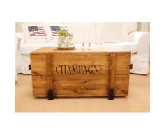 Uncle Joe´s Truhentisch Champagne braun Truhen-Couchtische Couchtische Tische Tisch
