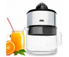ADE Zitruspresse KA1803, 60 W, Elektrische Saftpresse mit dickwandiger 1L-Glaskaraffe, Start/Stop silberfarben Küchenkleingeräte SOFORT LIEFERBARE Haushaltsgeräte