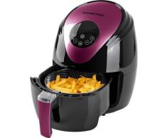 GOURMETmaxx Heissluftfritteuse Digital 2,5l, Schwarz/Beere, 1500 Watt schwarz Heißluftfritteusen Fritteusen Haushaltsgeräte Fritteuse