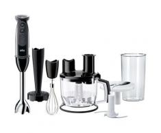 Braun Stabmixer MQ 5277BK MultiQuick 5 Vario, 1000 W, mit EasyClick System schwarz Mixer Zerkleinerer Haushaltsgeräte