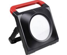 MEISTER LED Baustrahler Lampen 80 W, 150 LEDs, mit 2 Schuko-Steckdosen schwarz