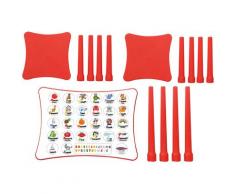 Jamara Kindersitzgruppe Easy Learning rot Kinder Kinderstühle Kindermöbel