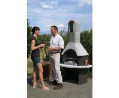 Buschbeck Grillkamin Zamora, BxTxH: 110x65x206 cm grau Grillkamine Grill Haushaltsgeräte Grills