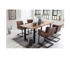 SalesFever Essgruppe (Set, 5-tlg) braun Essgruppen Tische Sitzmöbel-Sets