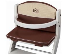 tiSsi Kinder-Sitzauflage Braun, für Hochstuhl; Made in Europe braun Baby Zubehör Hochstühle Babymöbel