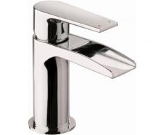 Eyckhaus bath & relaxing Waschtischarmatur Trenta Hochdruck offener Schwall-Auslauf, silberfarben, chrom