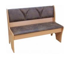 Polsterbank Halle, Breite 120 cm braun Polsterbänke Sitzbänke Stühle