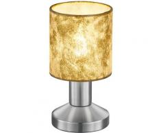 TRIO Leuchten,LED Tischleuchte GARDA goldfarben Nachttischleuchten Tischleuchten Lampen Leuchten