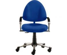 Mayer Sitzmöbel Drehstuhl Kinder- und Jugenddrehstuhl myFREAKY, Polyester-Flachgewebe, mitwachsend blau Drehstühle Bürostühle Stühle Sitzbänke