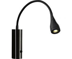 Nordlux LED Leselampe Mento, LED-Board, Warmweiß schwarz Leselampen Lampen Leuchten