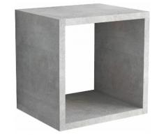 Wandregal CUBÒ, grau, beton
