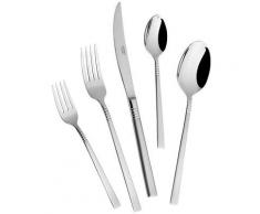 Mulex Besteck-Set Elfaso matt, (Set, 60 tlg.), Edelstahl 18/0 silberfarben Besteckgarnituren Besteck Messer Haushaltswaren