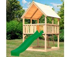 ABUKI Spielturm Lenie, BxTxH: 200x200x345 cm beige Kinder Outdoor-Spielzeug