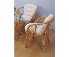 Rattanstuhl gelb Rattan-Sessel Sessel Stühle
