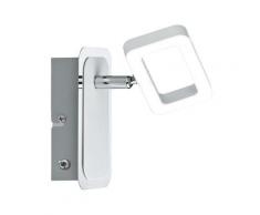 Paulmann LED Wandstrahler Frame Weiß/Chrom 1-flammig inkl. Leuchtmittel 1x4,5W, 1 St., Warmweiß weiß LED-Lampen LED-Leuchten Lampen Leuchten sofort lieferbar