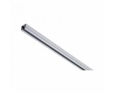 Paulmann Schienensystem-Schienen URail 0,5m 230V Chrom matt, (0,05 cm), (1tlg.) silberfarben Zubehör für Lampen Leuchten Stromschienensysteme