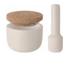 BergHOFF Mörser "Leo" (Set 3-tlg), weiß, natur-naturweiß