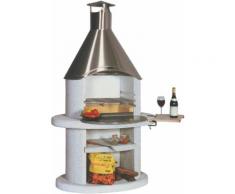 WELLFIRE Grillkamin Diora, BxTxH: 110x73x192 cm grau Grillkamine Grill Haushaltsgeräte Grills