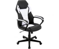 Homexperts Chefsessel "Manta", schwarz, schwarz/weiß