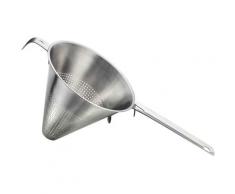 PINTINOX Passiersieb Professional, (Spitzsieb), mit Stiel und Haken, Edelstahl 18/10, spülmaschinengeeignet silberfarben Kochen Backen Haushaltswaren sofort lieferbar