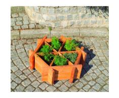 promadino Kräuterbeet, BxTxH: 76x72x27 cm braun Kräuterbeet Zubehör Pflanzen Garten Balkon