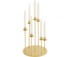 LeGer Home by Lena Gercke Standkerzenhalter Olana, (1 St.), aus Metall, Höhe ca. 38 cm goldfarben Kerzenhalter Kerzen Laternen Wohnaccessoires