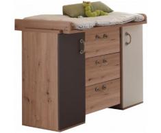Wickelkommode Cordula, bis 50 kg, 117 cm beige Kinder Kinderregale Kindermöbel
