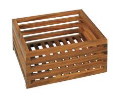 Möve Aufbewahrungsbox ACACIA, Gitterbox aus Akazienholz braun Körbe Boxen Regal- Ordnungssysteme Küche Ordnung