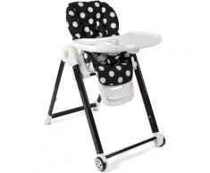 CHIC4BABY Hochstuhl Aro, Dots black schwarz Stühle Sitzbänke