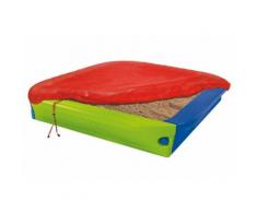 BIG Sandkasten m Abdeckplane BIG Sandpit + Cover, grün, grün-blau