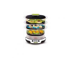 Tefal Dampfgarer VS4003 VitaCuisine Compact, 1800 W schwarz Küchenkleingeräte SOFORT LIEFERBARE Haushaltsgeräte