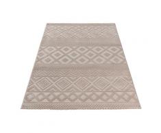 Sehrazat Orientteppich Luxury 6100, rechteckig, 13 mm Höhe, Hoch-Tief-Struktur, Wohnzimmer beige Wohnzimmerteppiche Teppiche nach Räumen