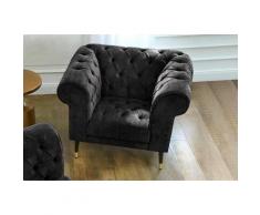 Guido Maria Kretschmer Home&Living Chesterfield-Sessel Tinnum schwarz Sessel Hocker SOFORT LIEFERBARE Möbel