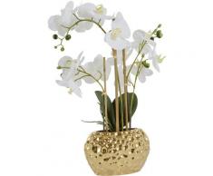 Leonique Kunstpflanze Orchidee, (1 St.), Kunstorchidee, im Topf goldfarben Künstliche Zimmerpflanzen Kunstpflanzen Wohnaccessoires