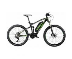 Montana Fahrräder E-Bike KRUG 10 Gang Shimano DEORE Schaltwerk Kettenschaltung Mittelmotor 250 W, schwarz, schwarz