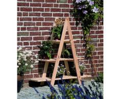 promadino Blumenständer Blummentreppe, BxTxH: 101x31x113 cm beige Pflanzgefäße Blumenvasen Wohnaccessoires