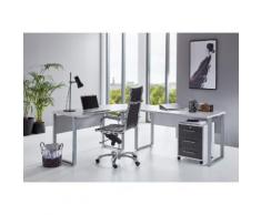 BMG Büro-Set Tabor, (Set, 2 St.) grau Arbeitszimmer Büro Made in Germany - Möbel