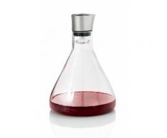 BLOMUS Karaffe "DELTA", farblos, transparent-edelstahlfarben