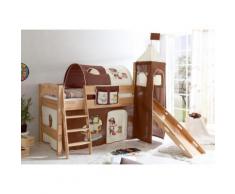 Ticaa Hochbett Kenny beige Kinder Hochbetten Kinderbetten Betten