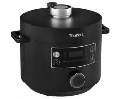 Tefal Multikocher CY7548 Turbo Cuisine Multikocher, elektrischer Schnellkochtopf, High-Speed-Einstellung, 10 automatische Programme, verzögerte Start-Funktion bis zu 12 Stunden, integrierter Timer, Warmhaltefunktion schwarz Küchenmaschinen Haushaltsgeräte